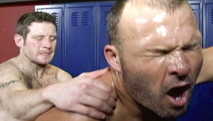 two wrestlers suck and fuck in this horny cum-filled match 