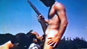 A gay 3some becomes a group suck and fuckfest at gunpoint! 