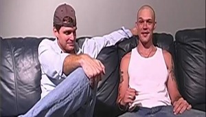 Frank and Jonney were looking for a little virgin ass-cherry to pop. Little did Dominic know, but they had their sights set on his untouched booty. Watch Dominic's face fill with surprise, as he gets his butt filled with rod, and his mouth filled with tal