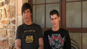 Deer in the headlights doesn't even come close to the confusion on these 2 lads faces when asked why they're here. Initially, they appear to not have gotten much sleep, or maybe there's a language barrier. But when the clothes come off, these men perk 