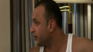 Brad had always been so curious about Jaymz' hot body and his hard cock, and finally today was the day that he was going to sample his manhood! The pain on Brad's face from that first anal penetration stands in sharp contrast to the look of pure pleasure 