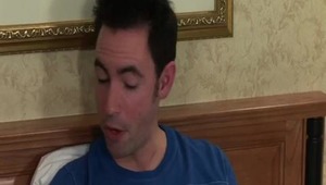 Sam was stuck in a blizzard while on a business trip, and ended up sharing a hotel room with Zak, a stud who was basically a total stranger. You can't stay a stranger for long once you start blowing a man's cock though, and soon they are close enough that