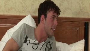 On a miserable winter day, Brandon found himself stranded with a canceled flight, in need of a hotel room, and with a maxed out credit card. No worries; Johnny to the rescue! After some small talk, out came the big cock. and you know where it goes from 