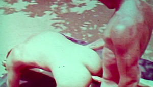 two dudes lick each other's dicks, eat, fuck some butt outdoors! 