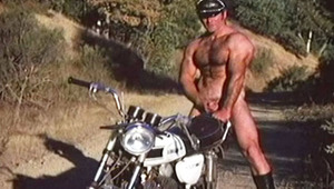 Very handsome man showing us his hard on and plays with it 