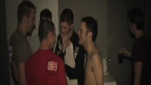 It's the three B's of good college partying: Beer, Buddies, and bonin'! These three jovial schlong hounds kicked the party off and made a sweaty cock sandwich, spelunking giant schlongs in their attractive little mudholes! Watch these tight guys party har