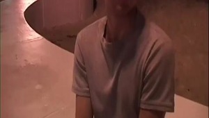 Michael was trolling about the campus, scoping out a potential piece of booty. Luckily for him, he ran into bashful Brent. After a short while we finally got him into the dorm out of his threads &amp; halfway out of the closet. Before long Michael had Bre