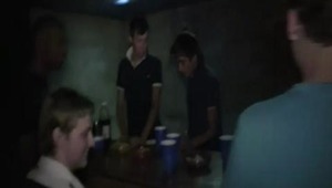 We hired Brian to tend bar at our party but it's Christian who wants to give him a raise. Brian took him into the back office to verify his license to lick then served him a stiff cocksicle. Watch as Christian opens his mouth thick and slurps up every las