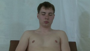 sweet gay man is shaking his pecker wildly after receiving delightful sounding. 