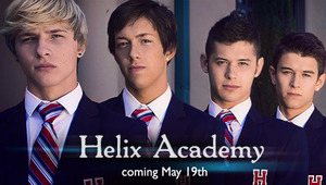 The wait is almost over! Debuting this Sunday, May 19th is the first scene from The Helix Academy! The Helix Academy is a new series about fine boarding school twinks featuring super hunk Evan Parker, blond seductress Jessie Montgomery, the irresitably 