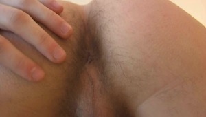 sleazy fellow has fun with his hairy wiener and reaches multiple orgasms 