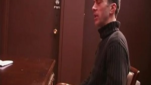 Josh came in for an interview looking for some work. We didn't need an accountant, just a tight ass and plenty of lube! It started off with $500 for a blowjob and turned into his first gay sex! Too bad for Josh the money is a lie and he just blown my peni