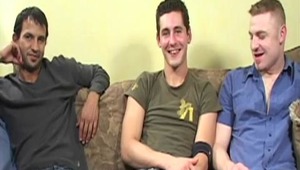 They intercept Erik on his way to his internet webcam job - they understand that money will be key to taking him home. This sweet attractive dude has a greedy mouth and 8 inches of uncircumcised rod - see the painful pleasure of his first huge penis exper
