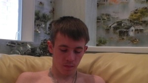 twink is shaking his cock wildly during his lusty sounding session. 