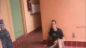 While the whores are away the dudes will play! Ryan had a little too much dr&igrave;nk but that's ok we can give him a helping hand and butt! What a surprise when he wakes up and finds another guy sucking his dong! Will the allure of a hard meat turn this