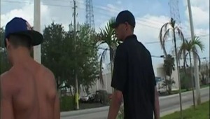 Sup Homies. We chillin' ghetto style hunting some tight little puss booty. Y'know whud I mean. High strolling Xavier couldn't get no lovin from his hoochie mama. We had some gay cock for his butt. This homey does mess around. Fo' Shizzle. Watch this mofo 