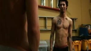Dallas and James are two lean mean machines who really know how to work out each other's HARD dicks! These 2 toned, taut, hot muscle males get some serious reps as they get down into seriously HOT GAY FUCKING in a nearby van. 
