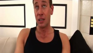 After 140 push-ups Lexxx is going to show us his favorite 'tension release routine'. First he titillates us by showing off his ripped bod complete with 16 gauge guns and six pack abs. Followed up by a healthy slathering of oil all over these parts and the
